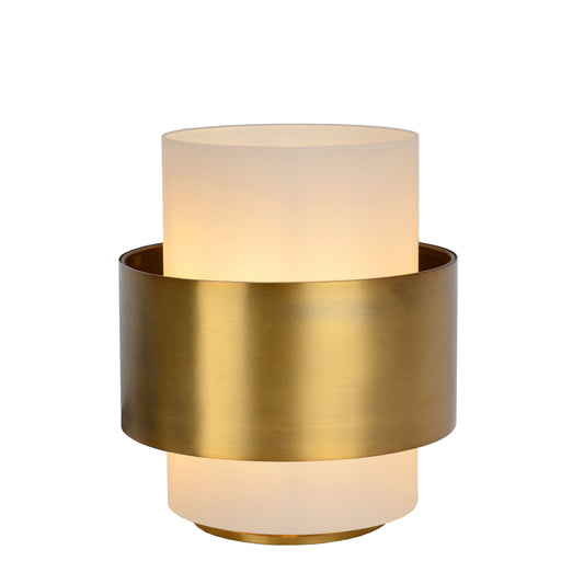 Lucide FIRMIN - Table lamp - Ø 20 cm - 1xE27 - Matt Gold / Brass
