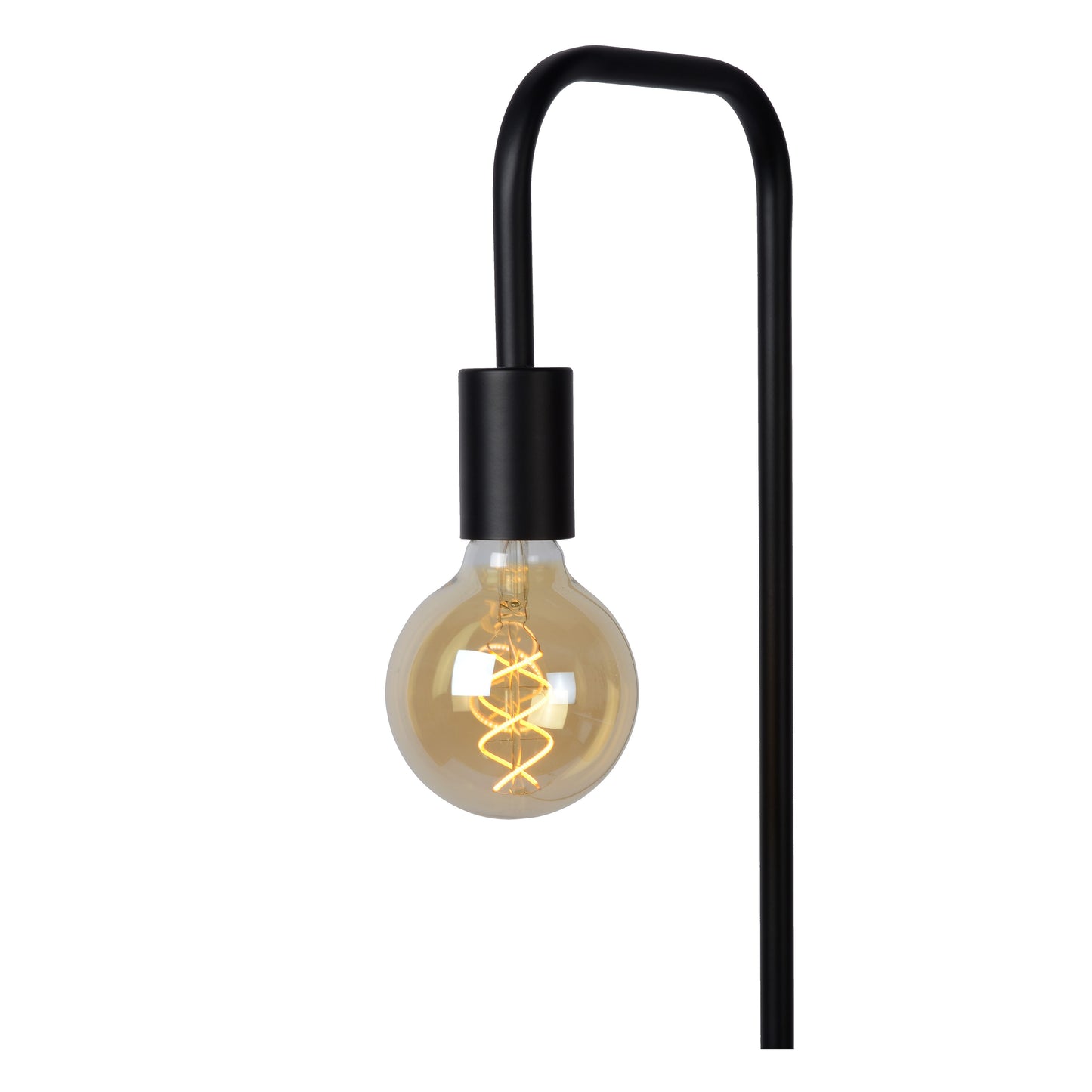 Lucide LORIN - Floor lamp - 1xE27 - Black