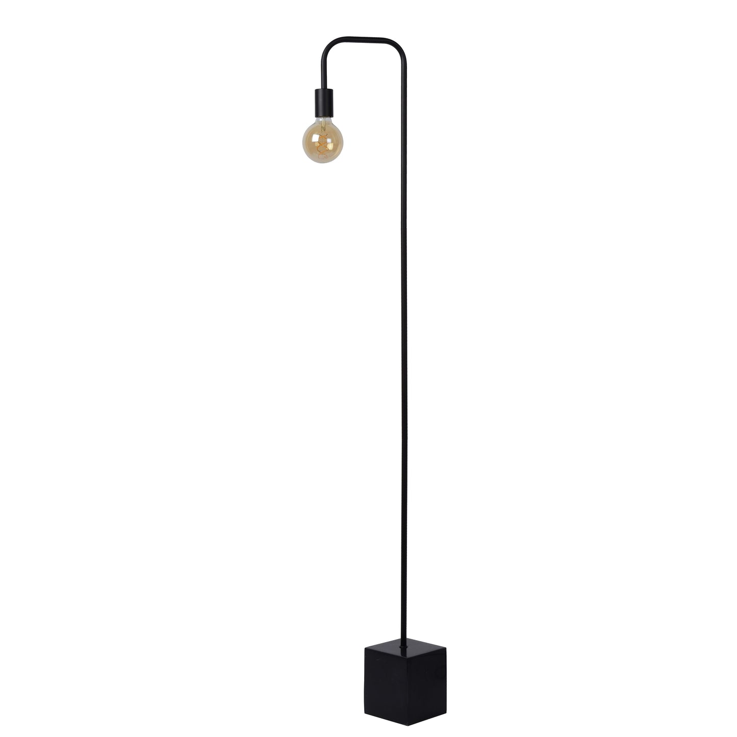 Lucide LORIN - Floor lamp - 1xE27 - Black