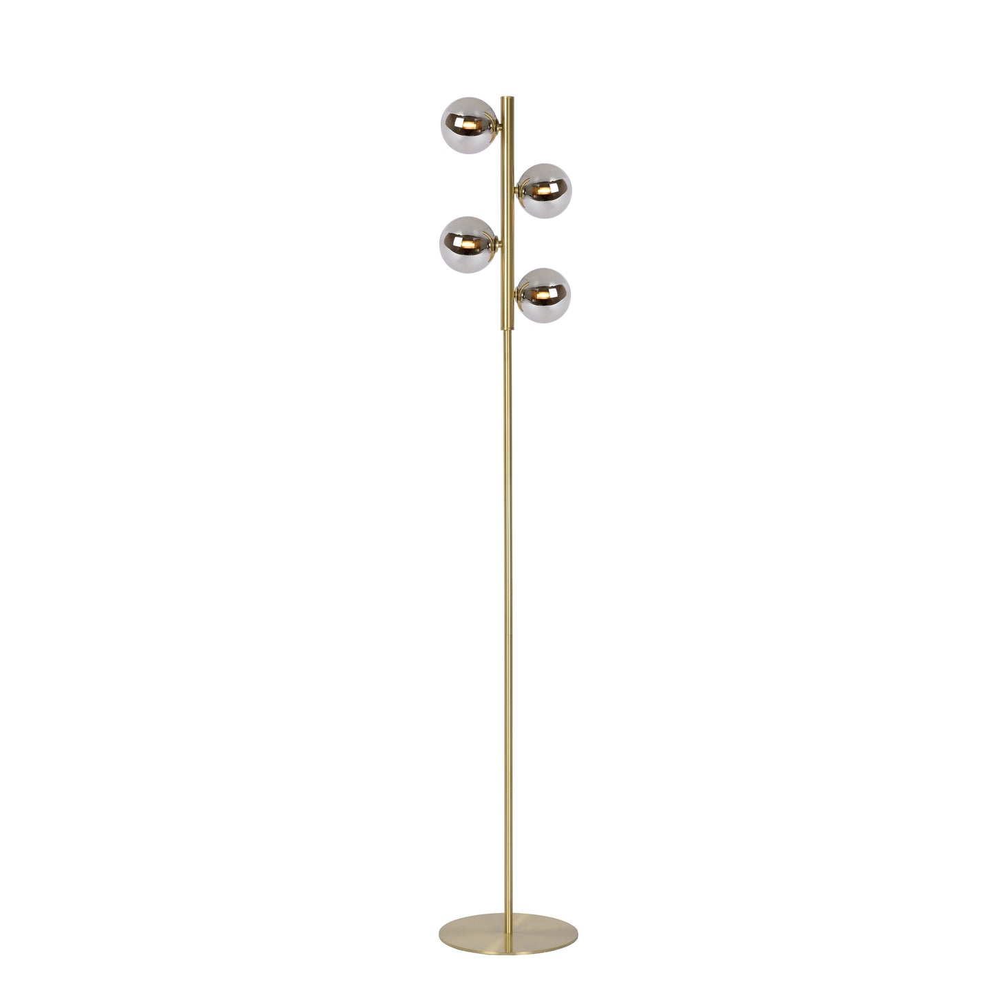 Lucide TYCHO - Floor lamp - 4xG9 - Matt Gold / Brass