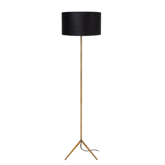 Lucide TONDO - Floor lamp - Ø 38 cm - 1xE27 - Matt Gold / Brass