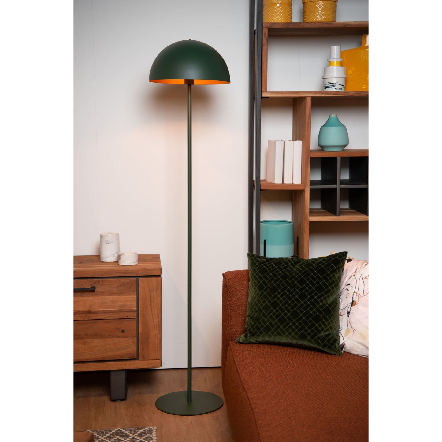 Lucide SIEMON - Floor lamp - Ø 35 cm - 1xE27 - Green