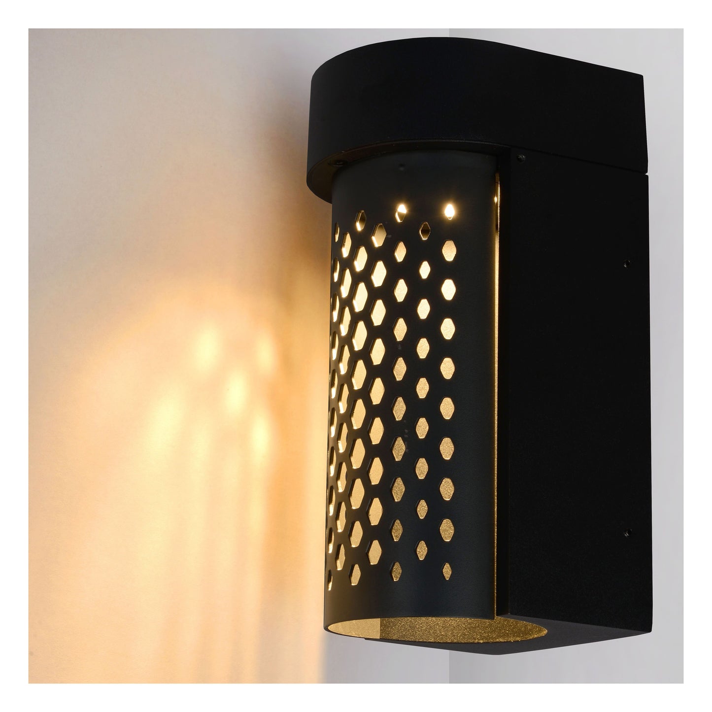 Lucide KIRAN - Wall light Indoor/Outdoor - LED - 1x10W 2700K - IP65 - Black