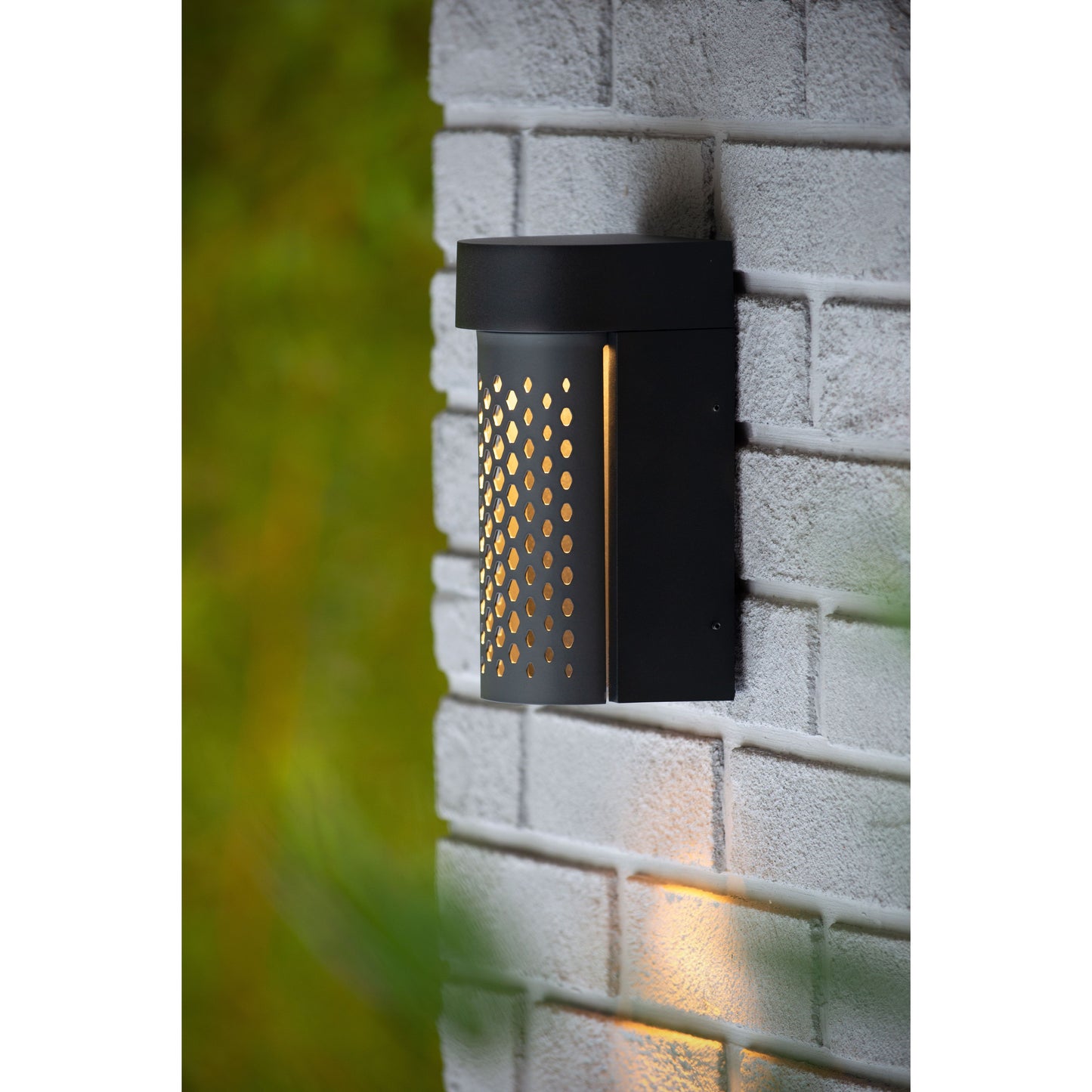 Lucide KIRAN - Wall light Indoor/Outdoor - LED - 1x10W 2700K - IP65 - Black