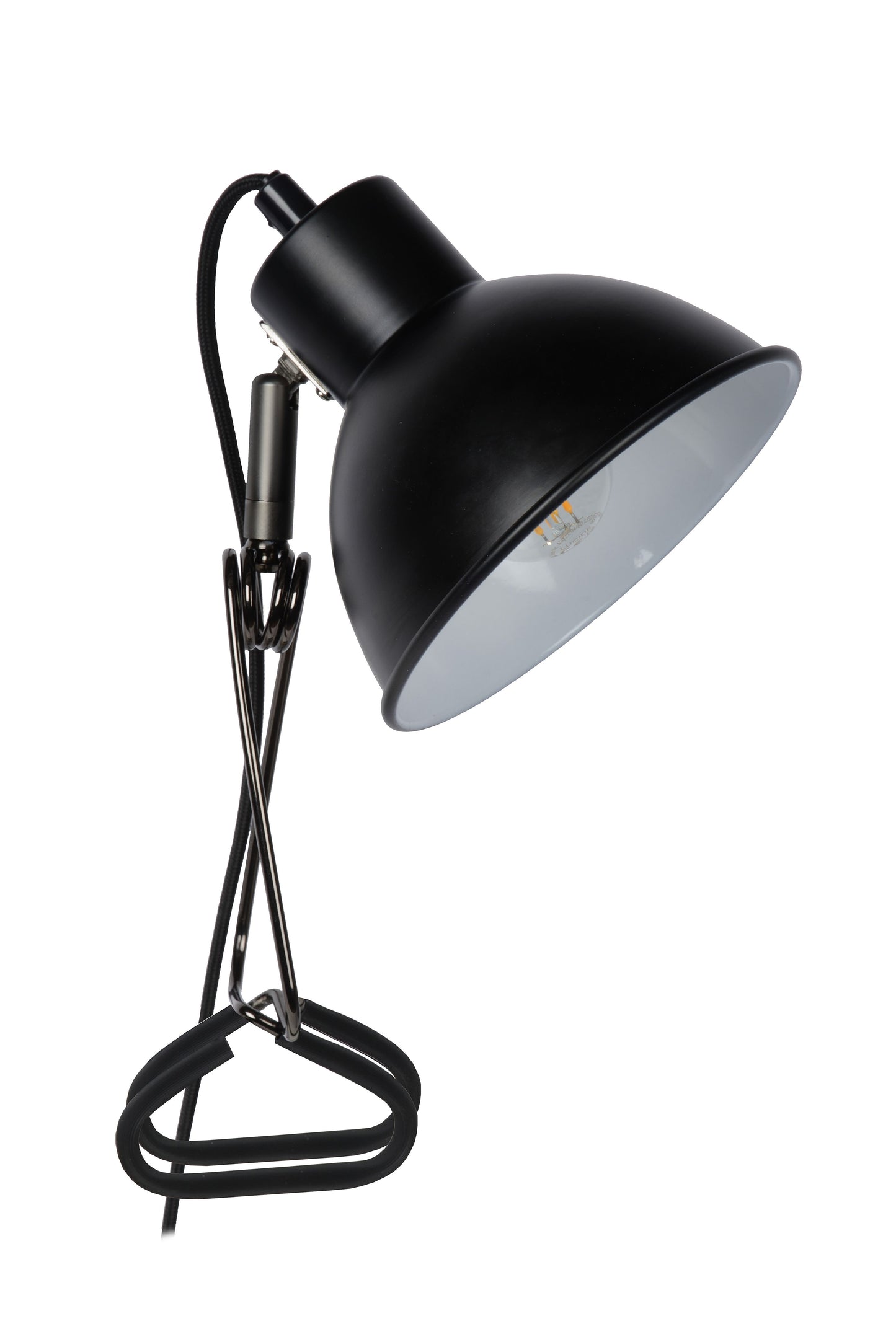 Lucide MOYS - Clamp lamp - 1xE27 - Black