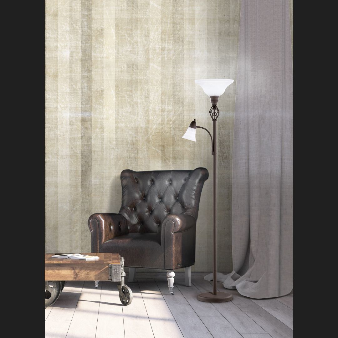 Rustica  - Floor lamp - White - Trio