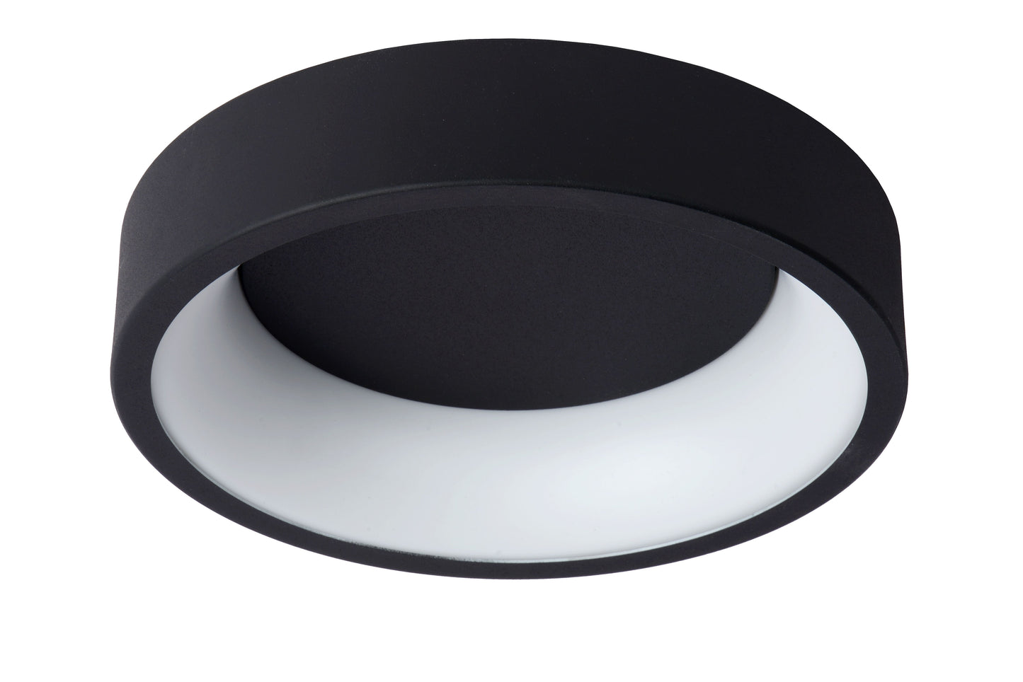 Lucide TALOWE LED - Flush ceiling light - Ø 30 cm - LED Dim. - 1x20W 3000K - Black