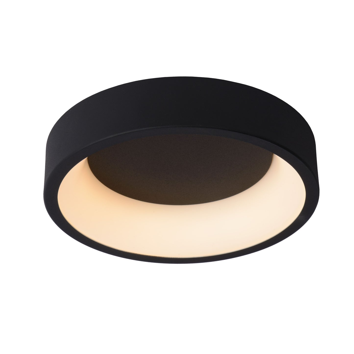 Lucide TALOWE LED - Flush ceiling light - Ø 30 cm - LED Dim. - 1x20W 3000K - Black