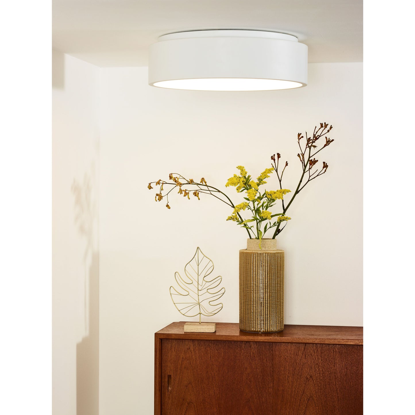 Lucide TALOWE LED - Flush ceiling light - Ø 45,5 cm - LED Dim. - 1x30W 3000K - White