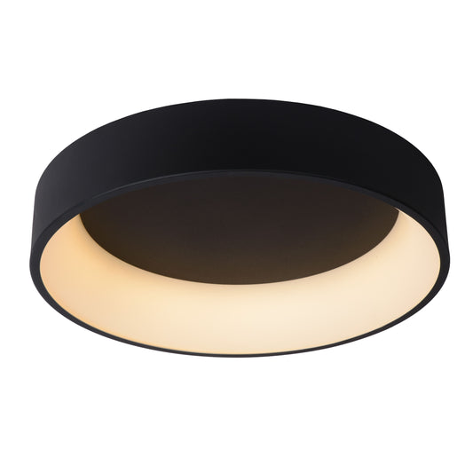 Lucide TALOWE LED - Flush ceiling light - Ø 60 cm - LED Dim. - 1x42W 3000K - Black