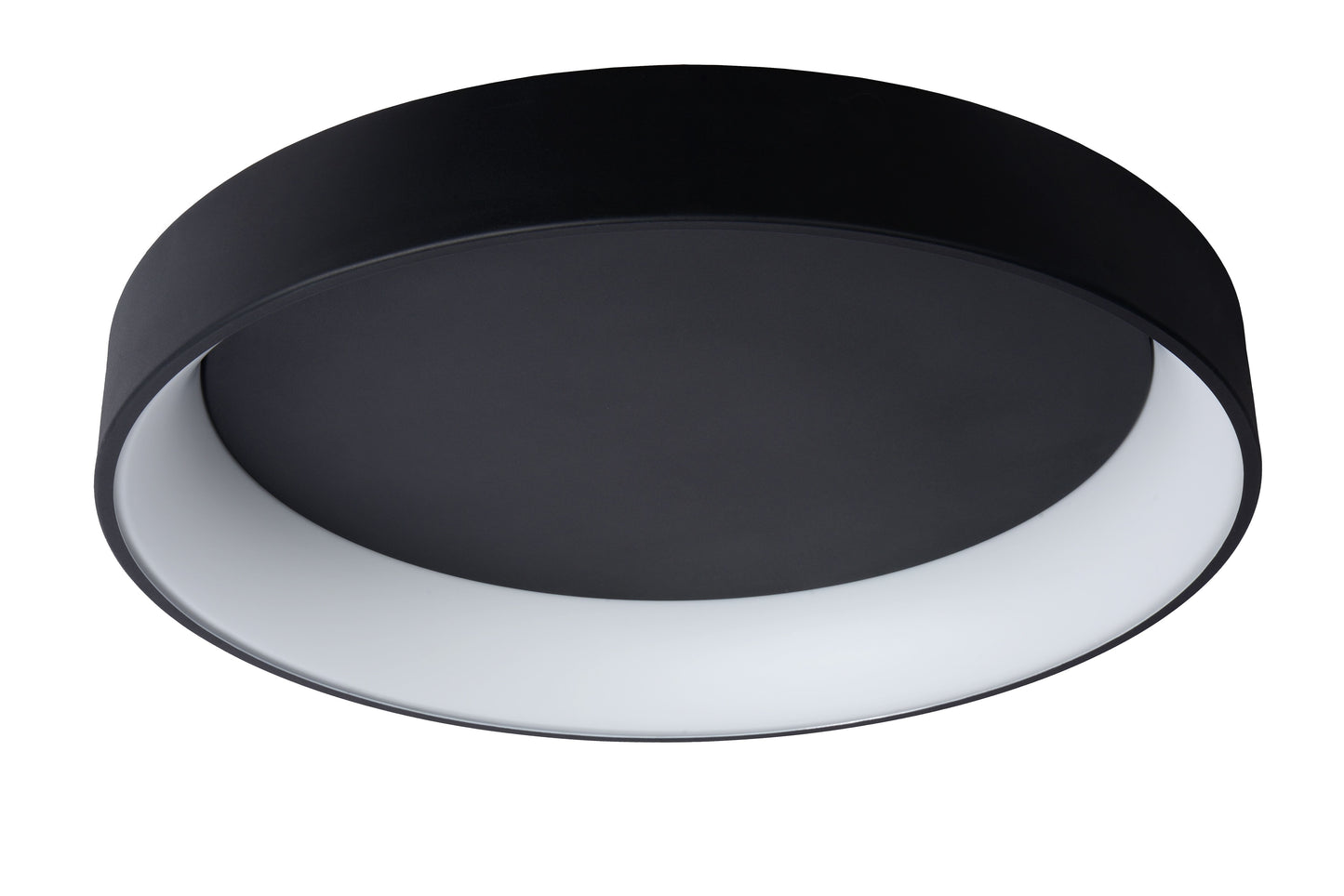 Lucide TALOWE LED - Flush ceiling light - Ø 80 cm - LED Dim. - 1x80W 3000K - Black