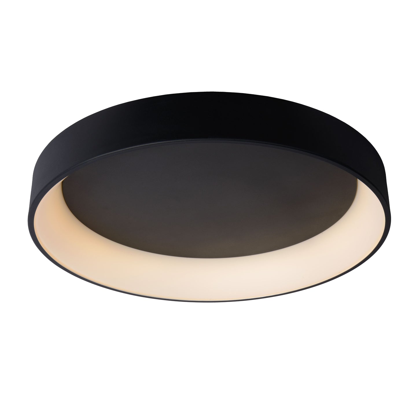 Lucide TALOWE LED - Flush ceiling light - Ø 80 cm - LED Dim. - 1x80W 3000K - Black