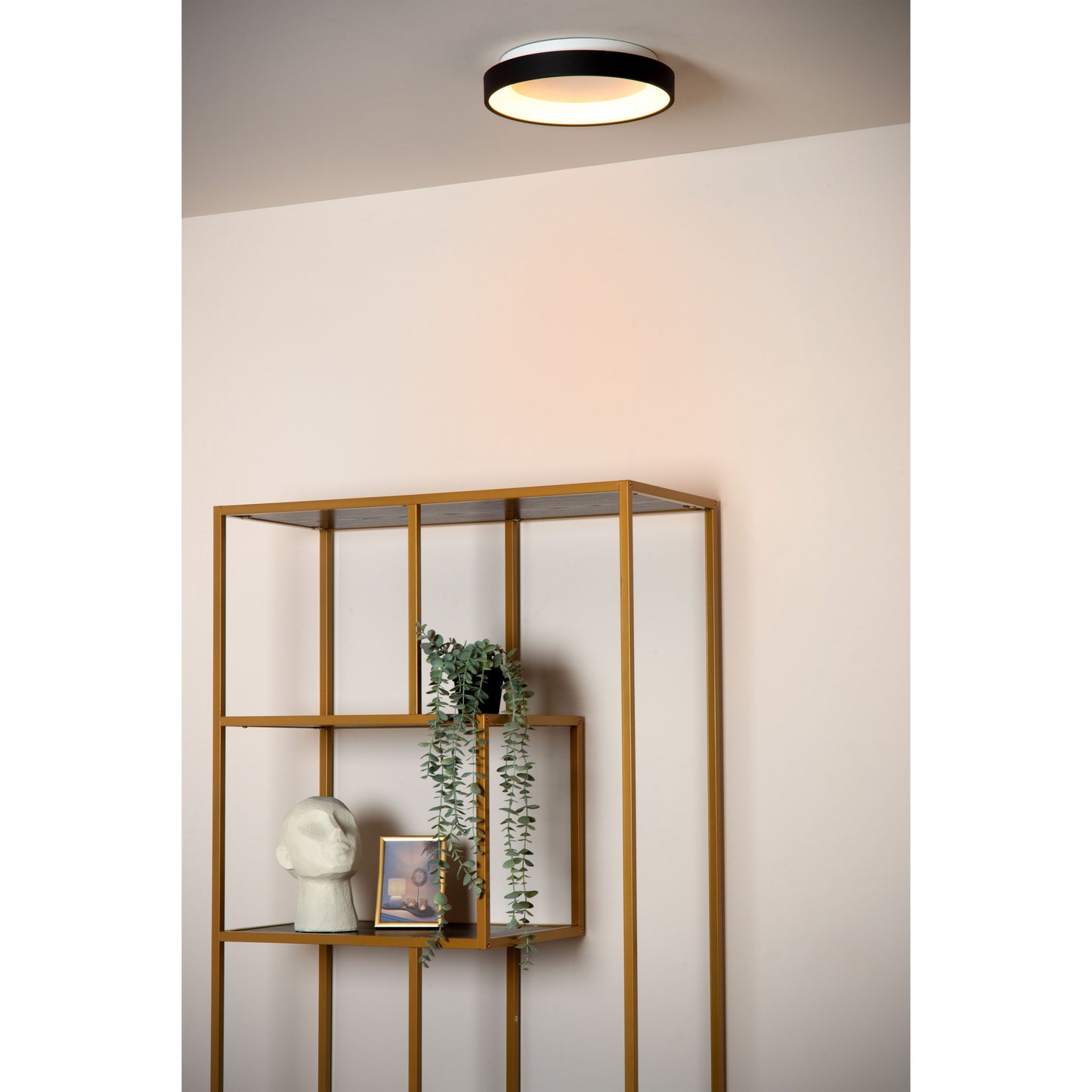 Lucide VIDAL - Flush ceiling light - Ø 28 cm - LED Dim. - 1x20W 2700K - Black