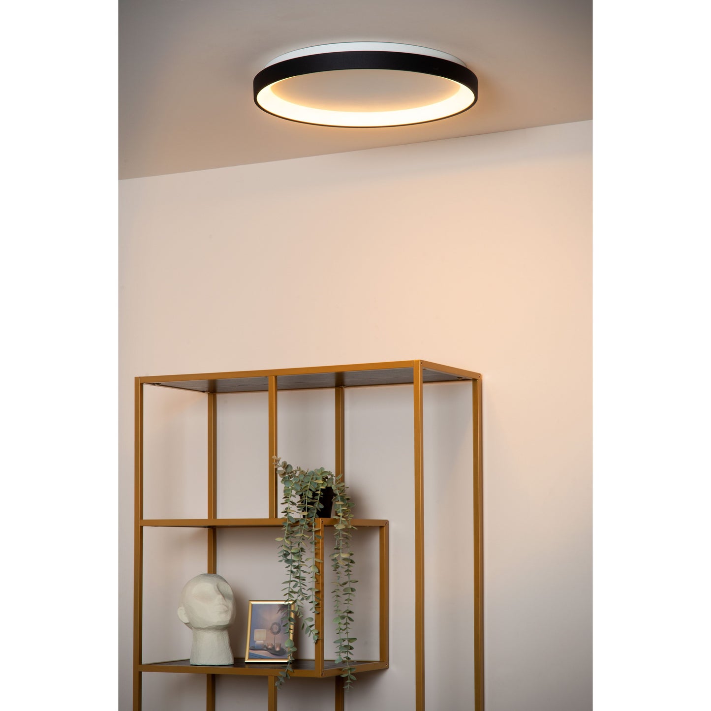 Lucide VIDAL - Flush ceiling light - Ø 48 cm - LED Dim. - 1x38W 2700K - Black