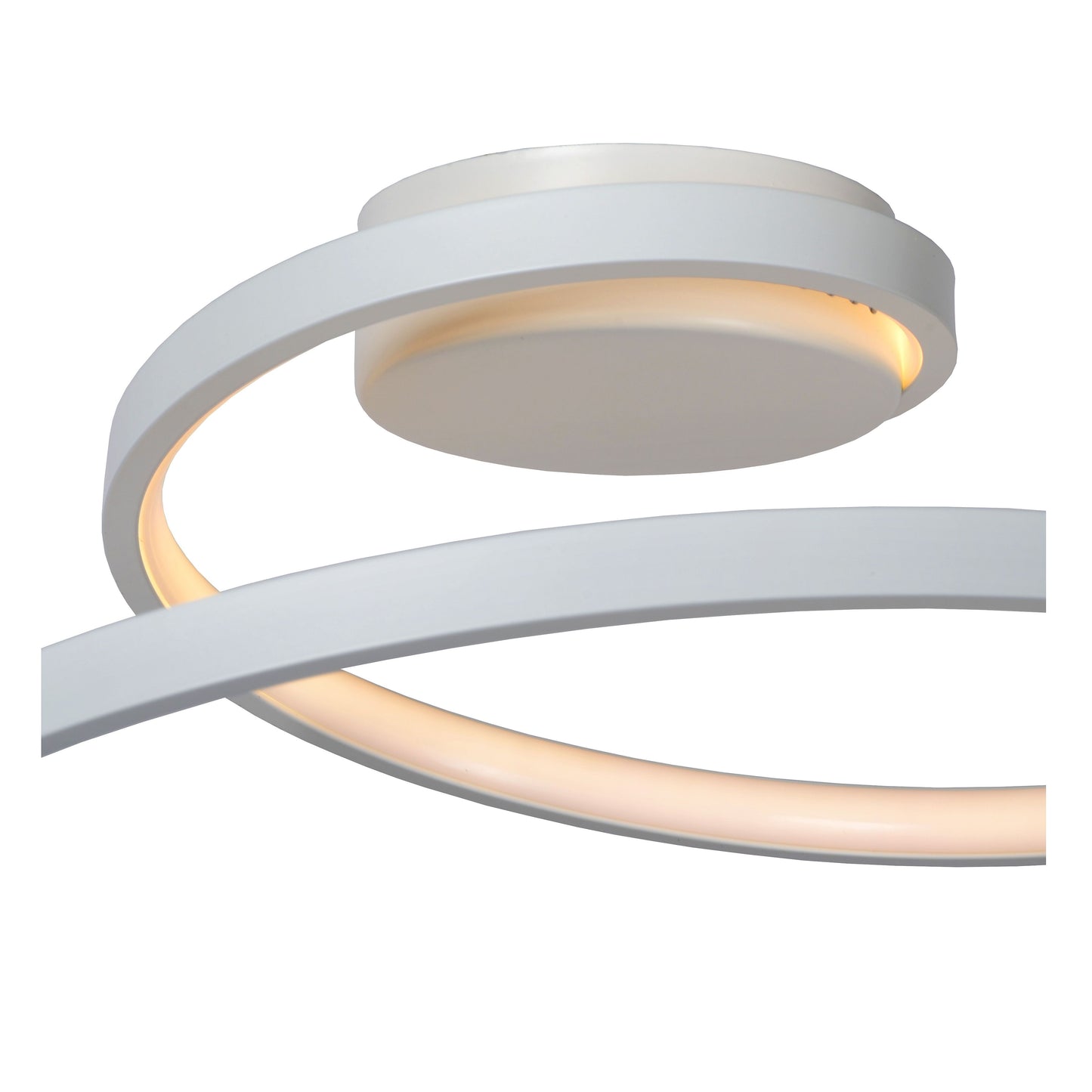 Lucide MAXENCE - Flush ceiling light - Ø 46 cm - LED Dim. - 1x24W 3000K - 3 StepDim - White