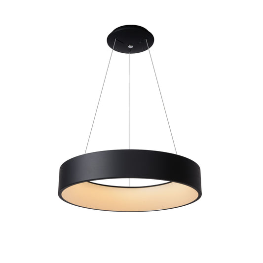 Lucide TALOWE LED - Pendant light - Ø 60 cm - LED Dim. - 1x39W 3000K - Black