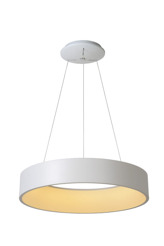 Lucide TALOWE LED - Pendant light - Ø 60 cm - LED Dim. - 1x39W 3000K - White