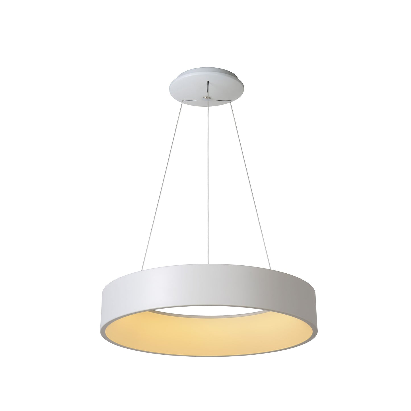 Lucide TALOWE LED - Pendant light - Ø 60 cm - LED Dim. - 1x39W 3000K - White