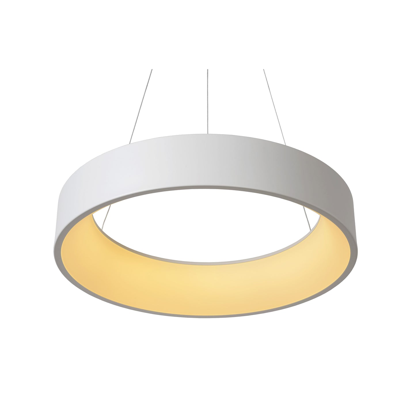 Lucide TALOWE LED - Pendant light - Ø 60 cm - LED Dim. - 1x39W 3000K - White