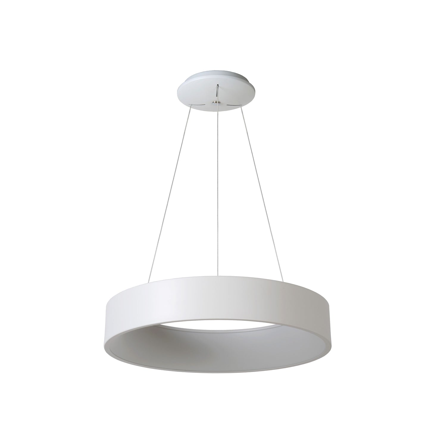 Lucide TALOWE LED - Pendant light - Ø 60 cm - LED Dim. - 1x39W 3000K - White