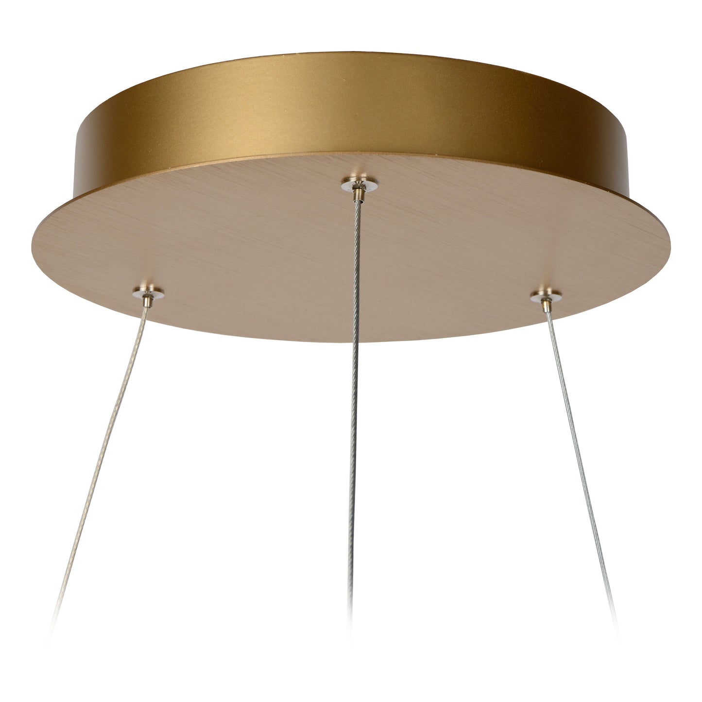 Lucide VIDAL - Pendant light - Ø 58 cm - LED Dim. - 1x48W 2700K - Matt Gold / Brass