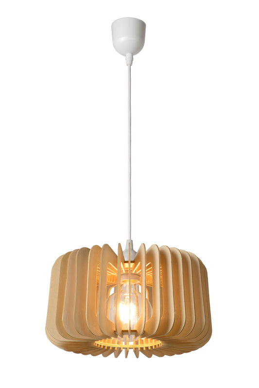 Lucide ETTA - Pendant light - Ø 29 cm - 1xE27 - Natural