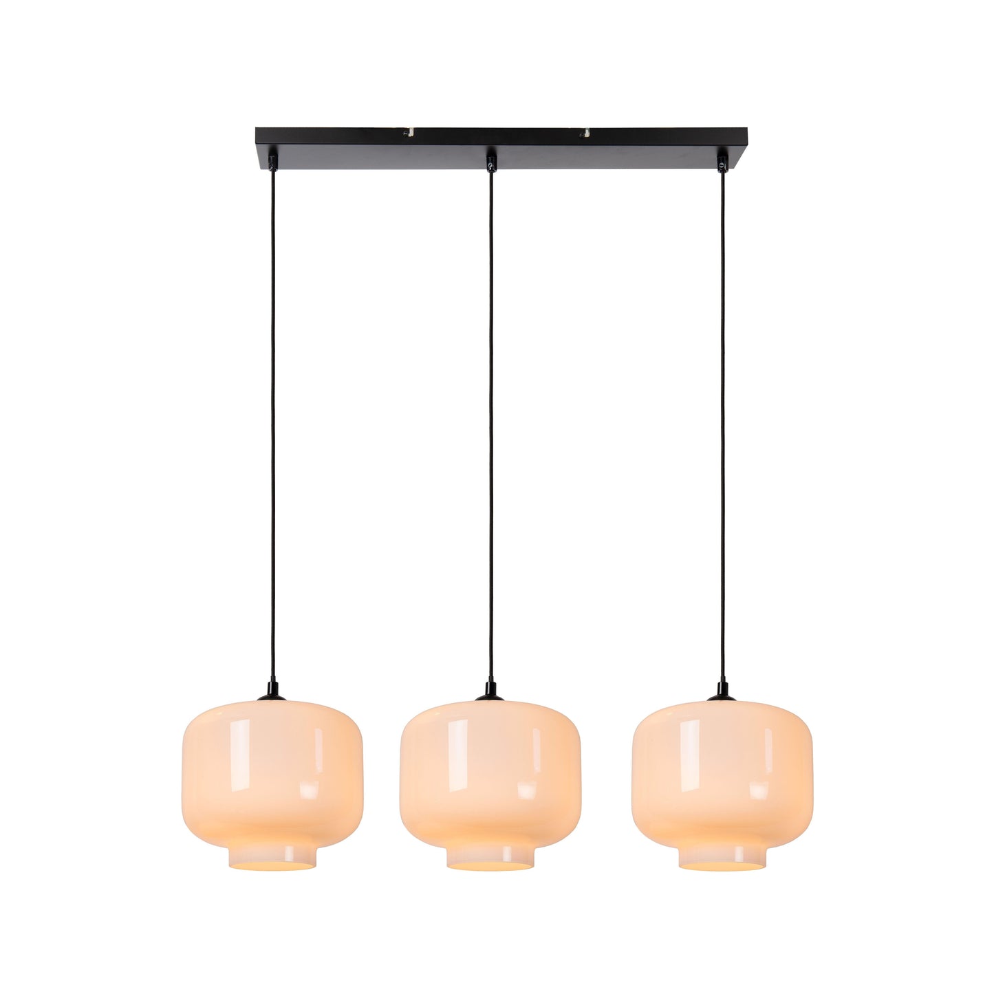 Lucide MEDINE - Pendant light - 3xE27 - Opal