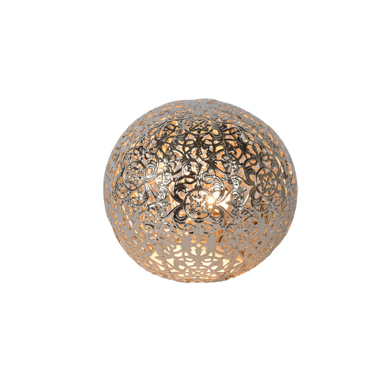 Lucide PAOLO - Table lamp - Ø 14,5 cm - 1xG9 - Silver