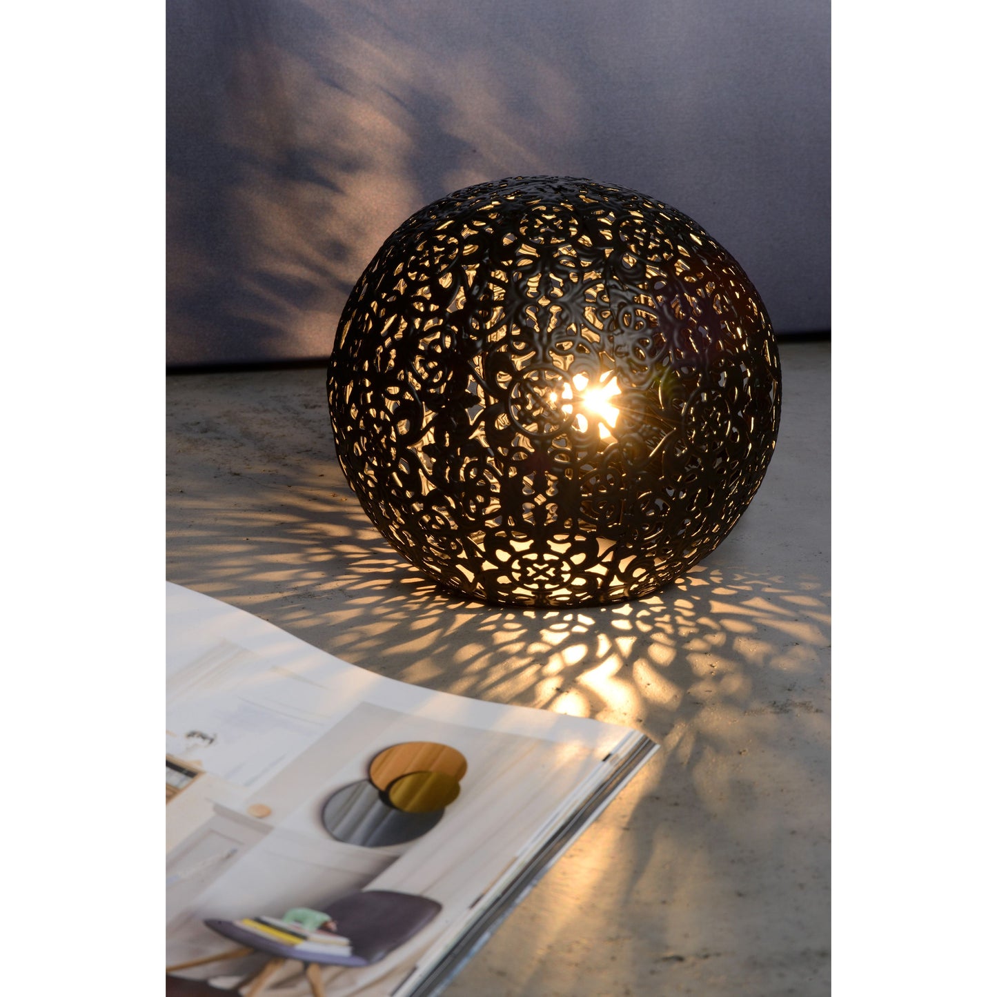 Lucide PAOLO - Table lamp - Ø 14,5 cm - 1xG9 - Black