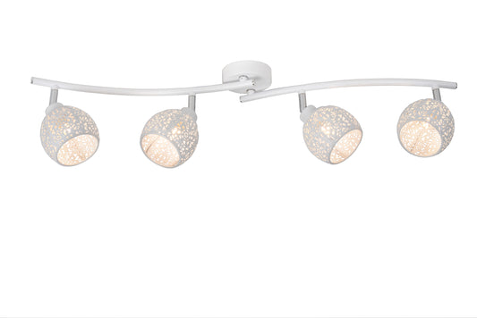 Lucide TAHAR - Ceiling spotlight - 4xG9 - White