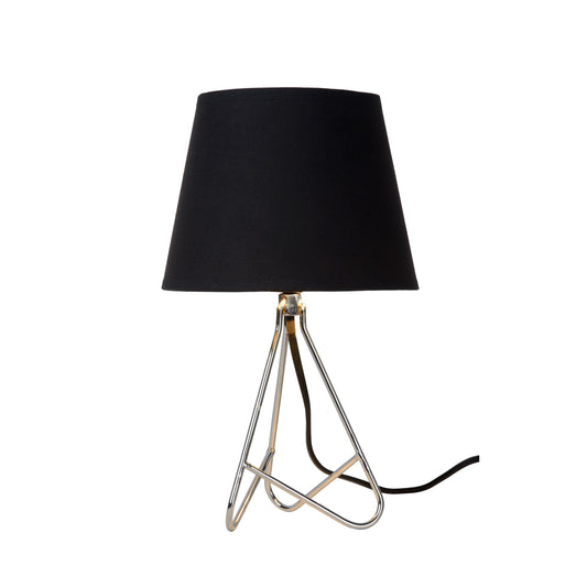 Lucide GITTA - Table lamp - Ø 17 cm - 1xE14 - Chrome