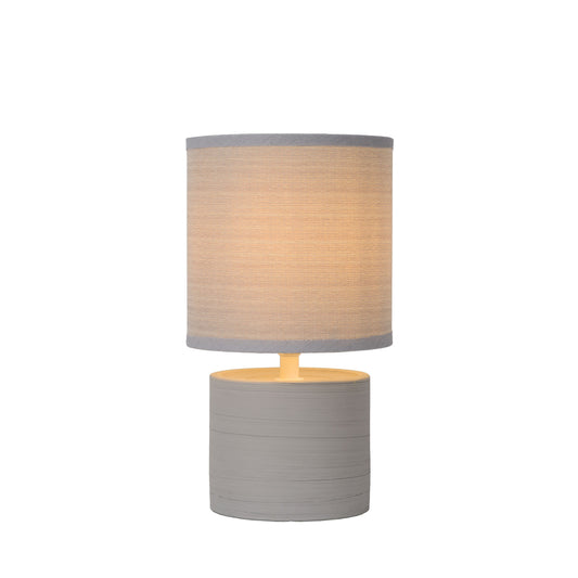 Lucide GREASBY - Table lamp - Ø 14 cm - 1xE14 - Grey