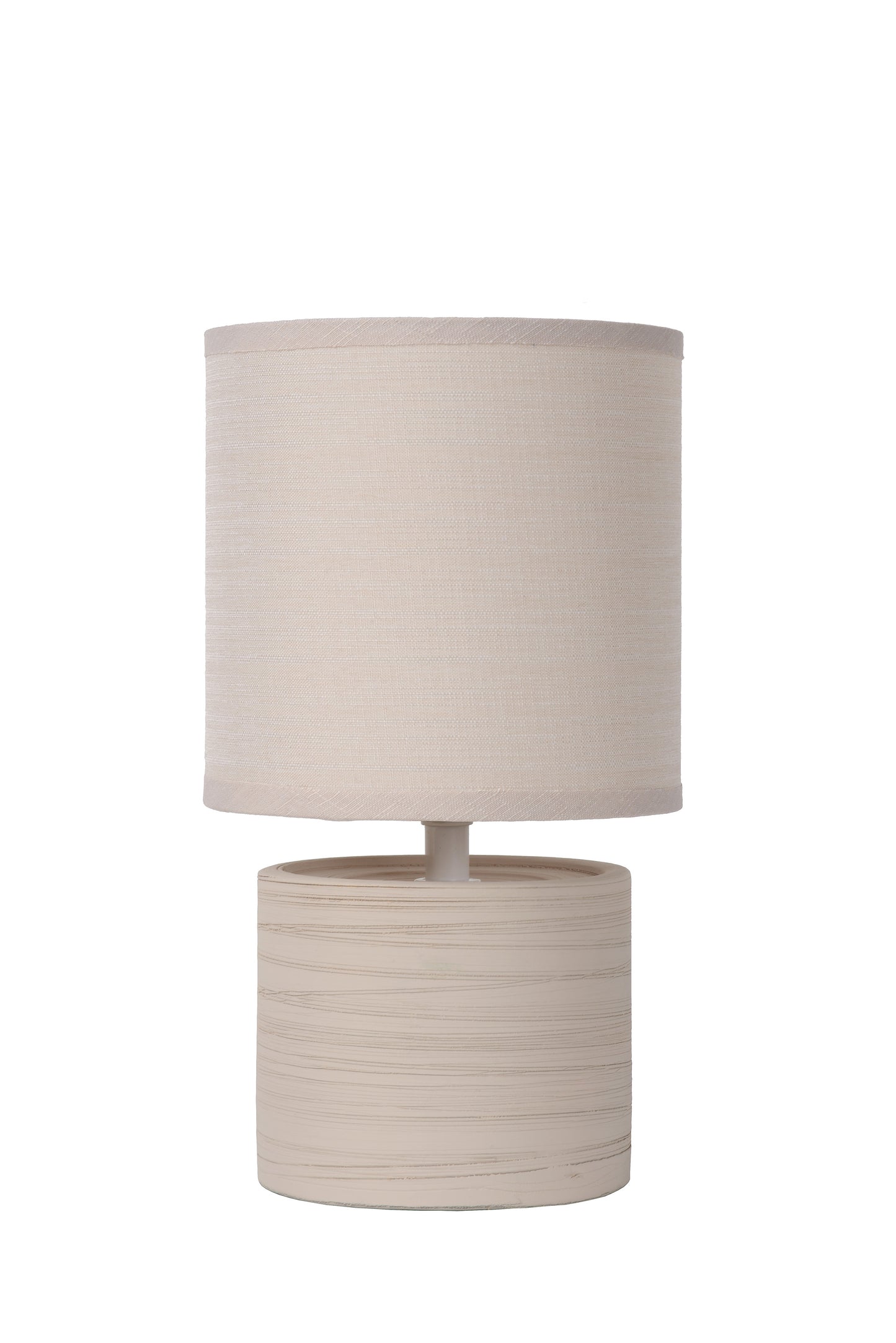 Lucide GREASBY - Table lamp - Ø 14 cm - 1xE14 - Cream