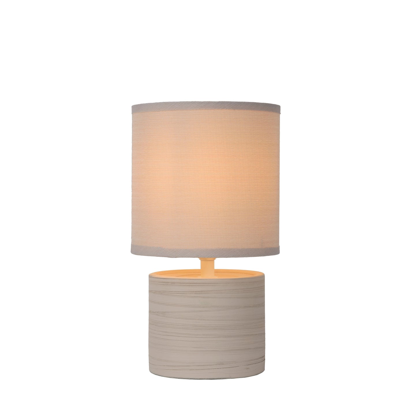 Lucide GREASBY - Table lamp - Ø 14 cm - 1xE14 - Cream