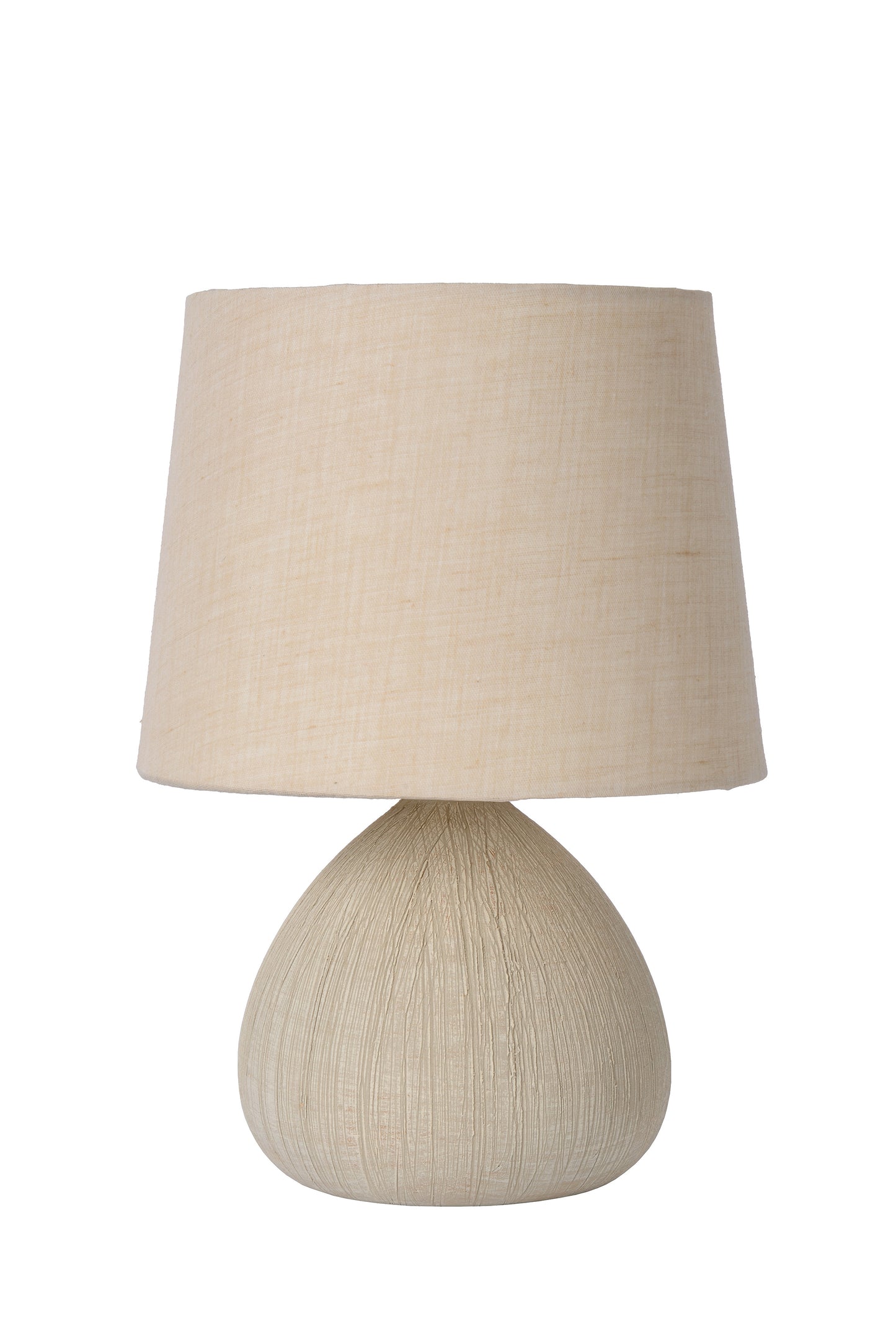 Lucide RAMZI - Table lamp - Ø 18 cm - 1xE14 - Cream