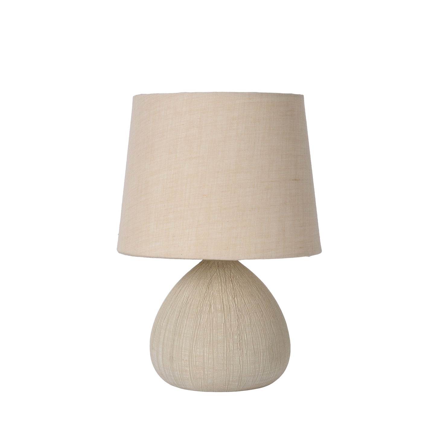 Lucide RAMZI - Table lamp - Ø 18 cm - 1xE14 - Cream