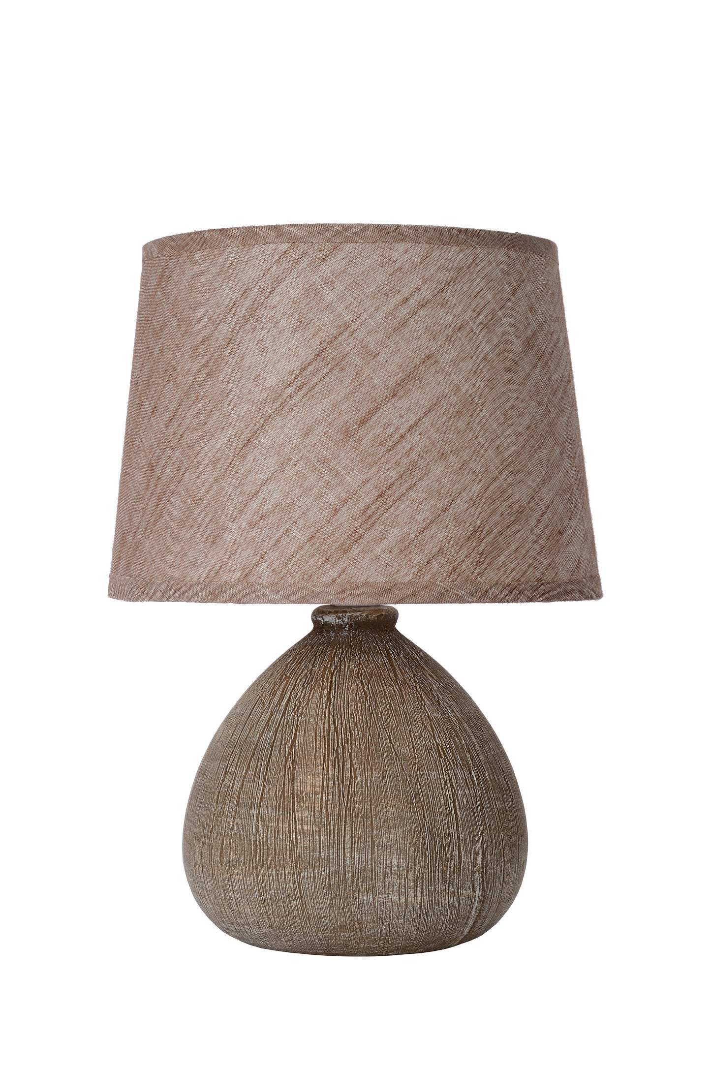 Lucide RAMZI - Table lamp - Ø 18 cm - 1xE14 - Brown