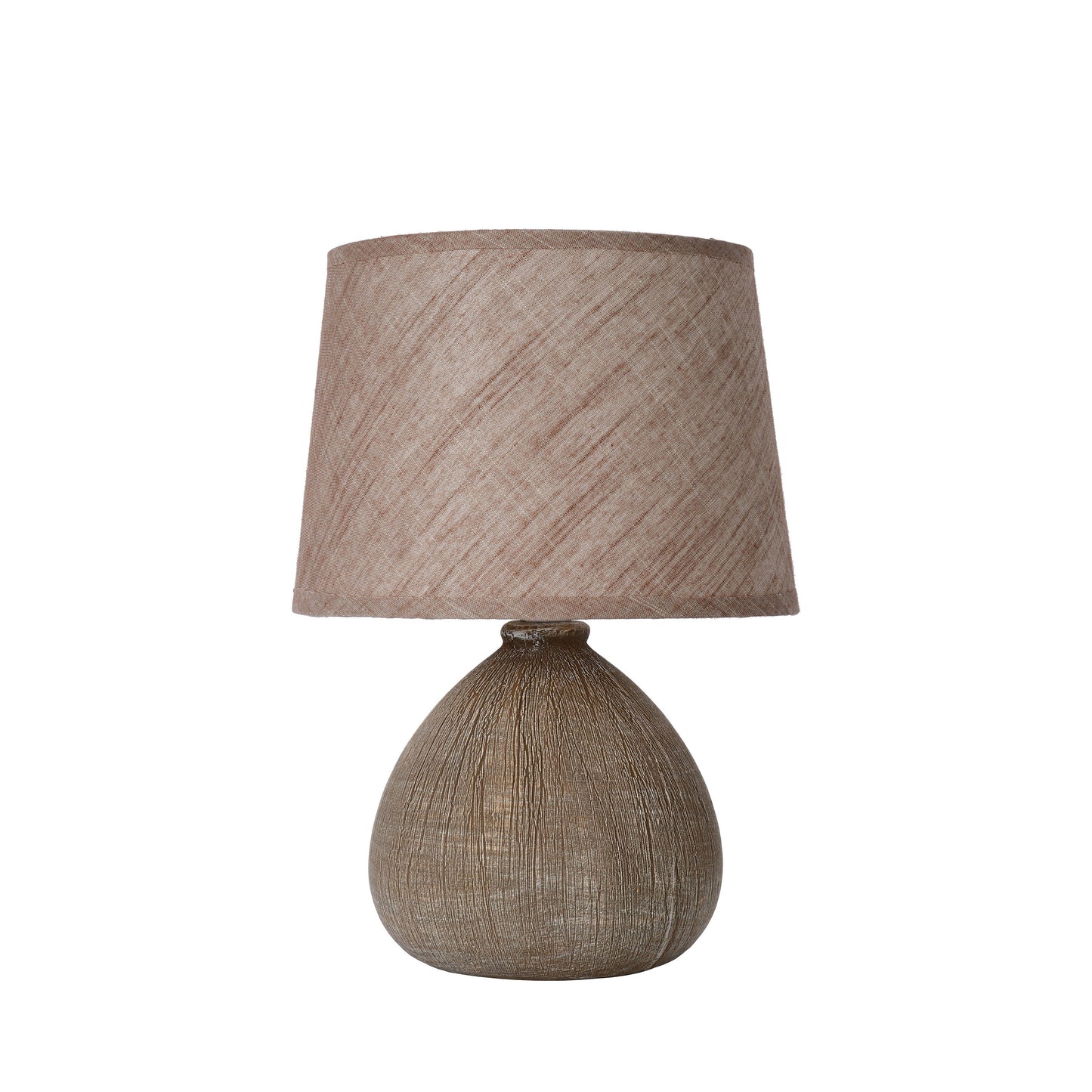 Lucide RAMZI - Table lamp - Ø 18 cm - 1xE14 - Brown