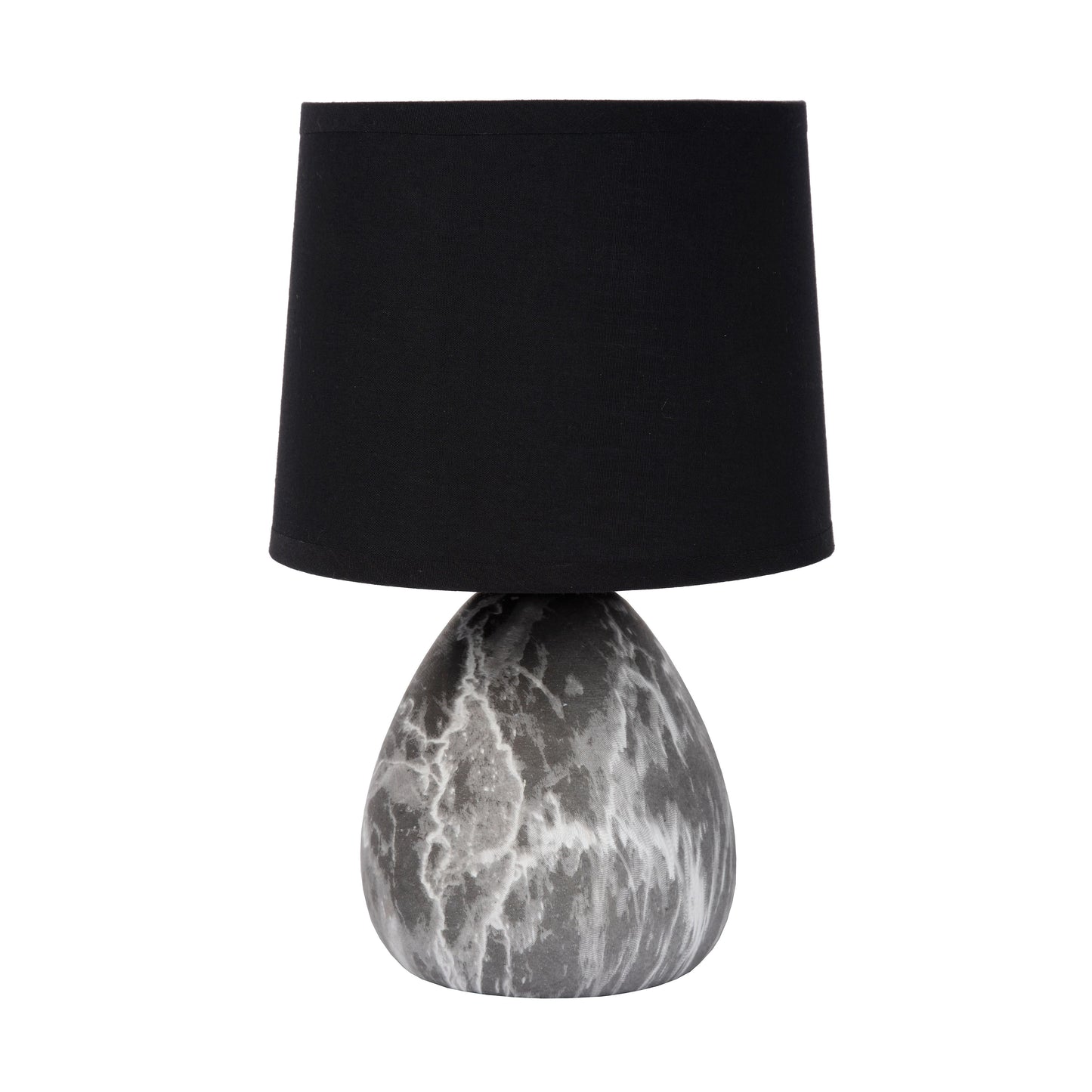 Lucide MARMO - Table lamp - Ø 16 cm - 1xE14 - Black