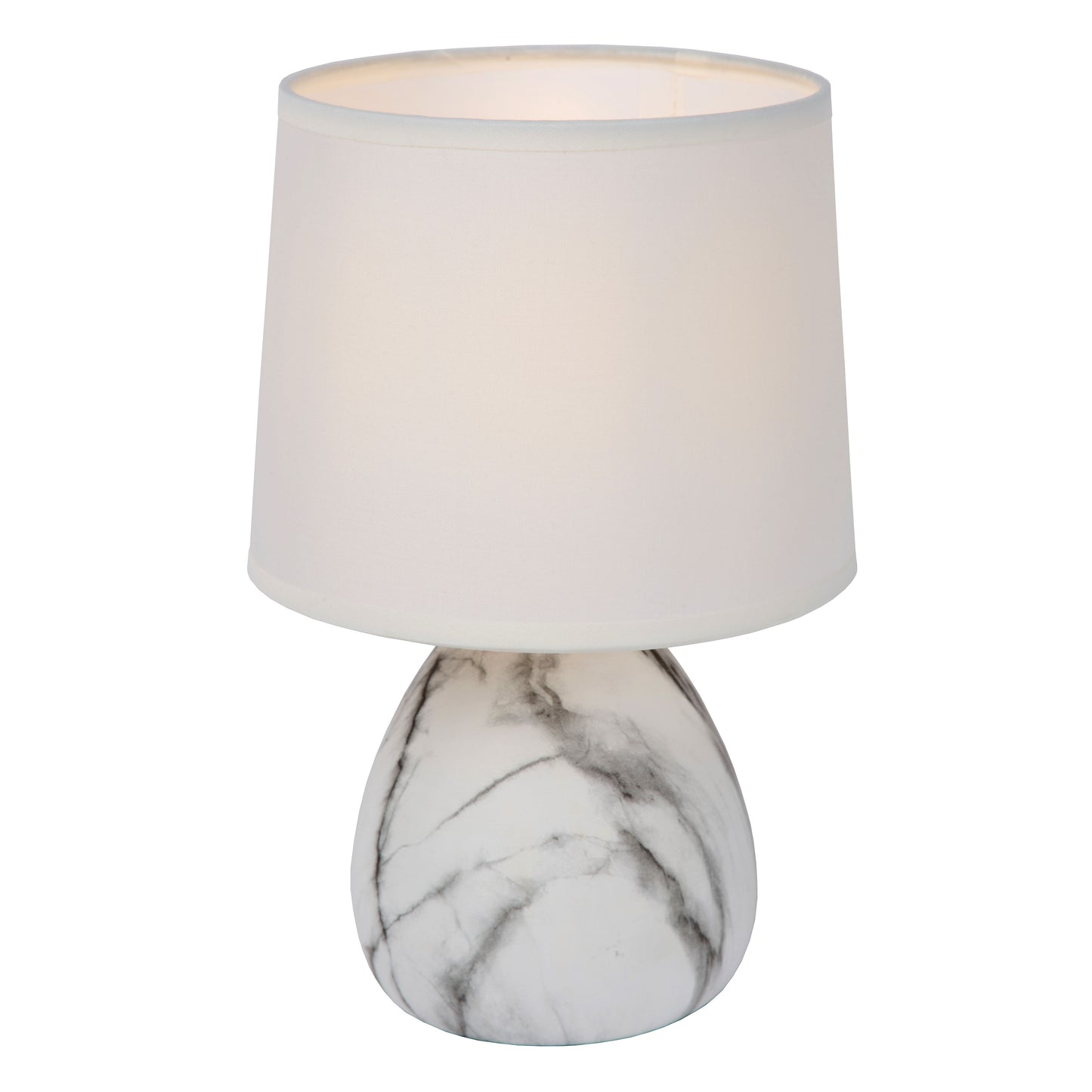 Lucide MARMO - Table lamp - Ø 16 cm - 1xE14 - White