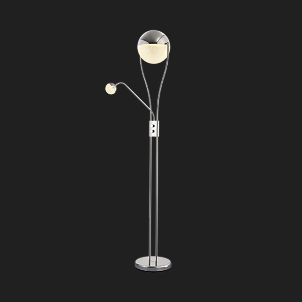 Chris  - Floor lamp - Chrome - Trio