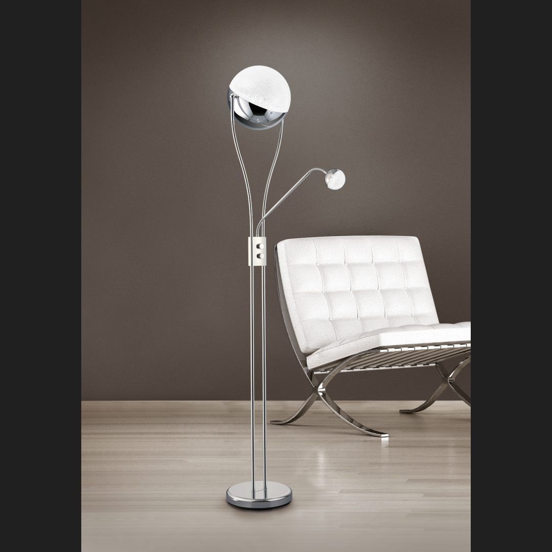 Chris  - Floor lamp - Chrome - Trio