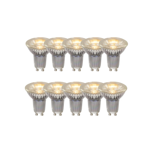Lucide MR16 * 10 - Led bulb - Ø 5 cm - LED - GU10 - 10x5W 2700K - Transparant - Set of 10