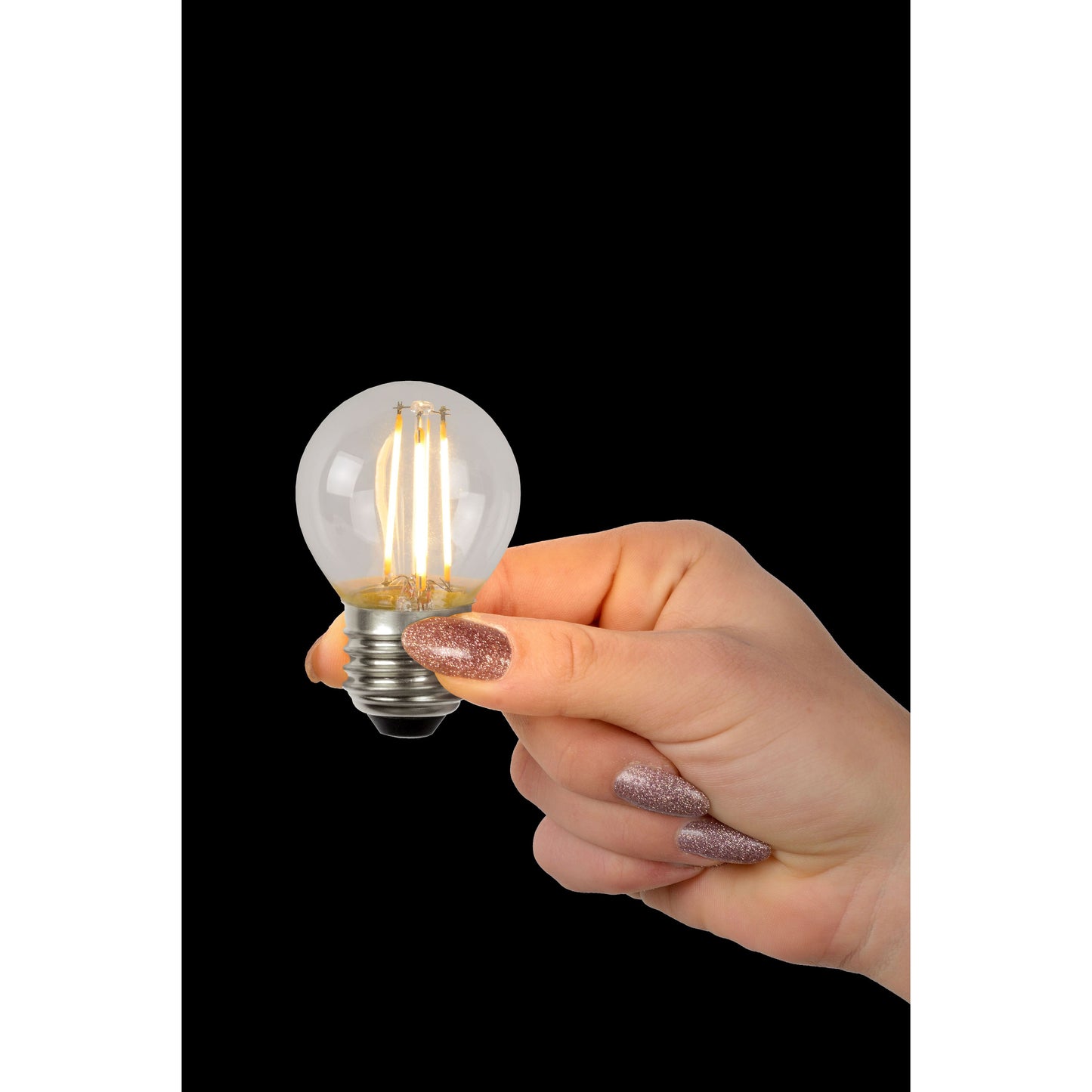 Lucide G45 - Filament bulb - Ø 4,5 cm - LED Dim. - E27 - 1x4W 2700K - Transparant