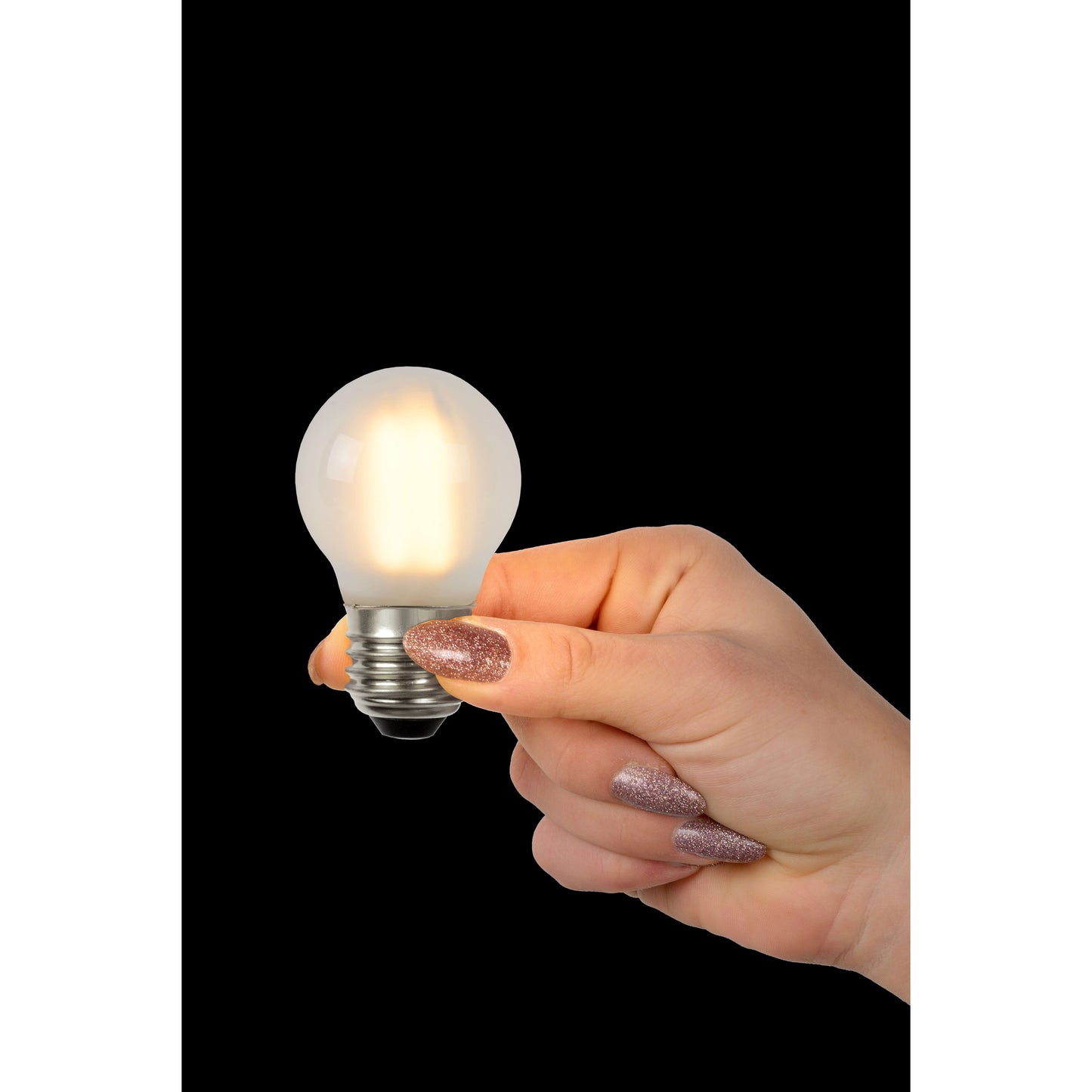 Lucide G45 - Filament bulb - Ø 4,5 cm - LED Dim. - E27 - 1x4W 2700K - frosted