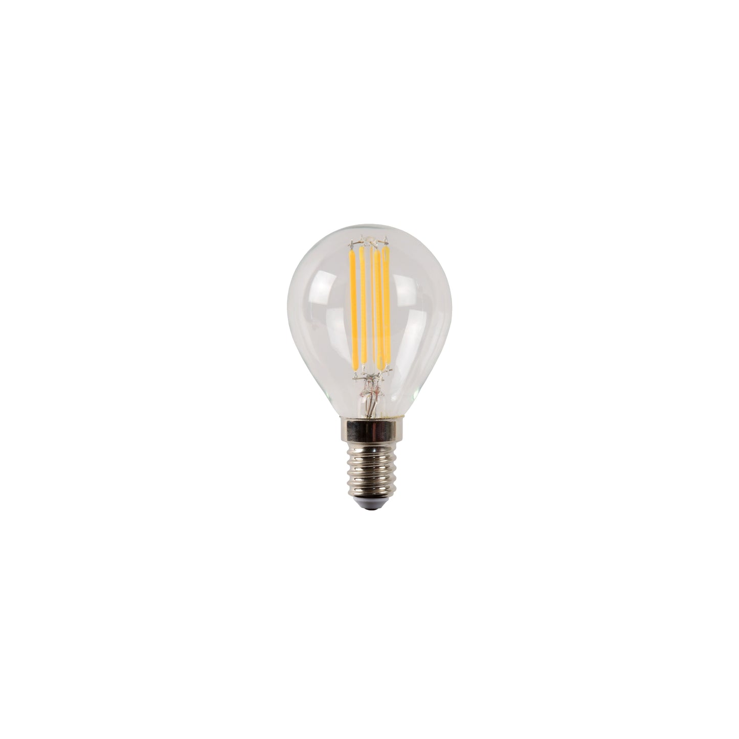 Lucide P45 - Filament bulb - Ø 4,5 cm - LED Dim. - E14 - 1x4W 2700K - Transparant