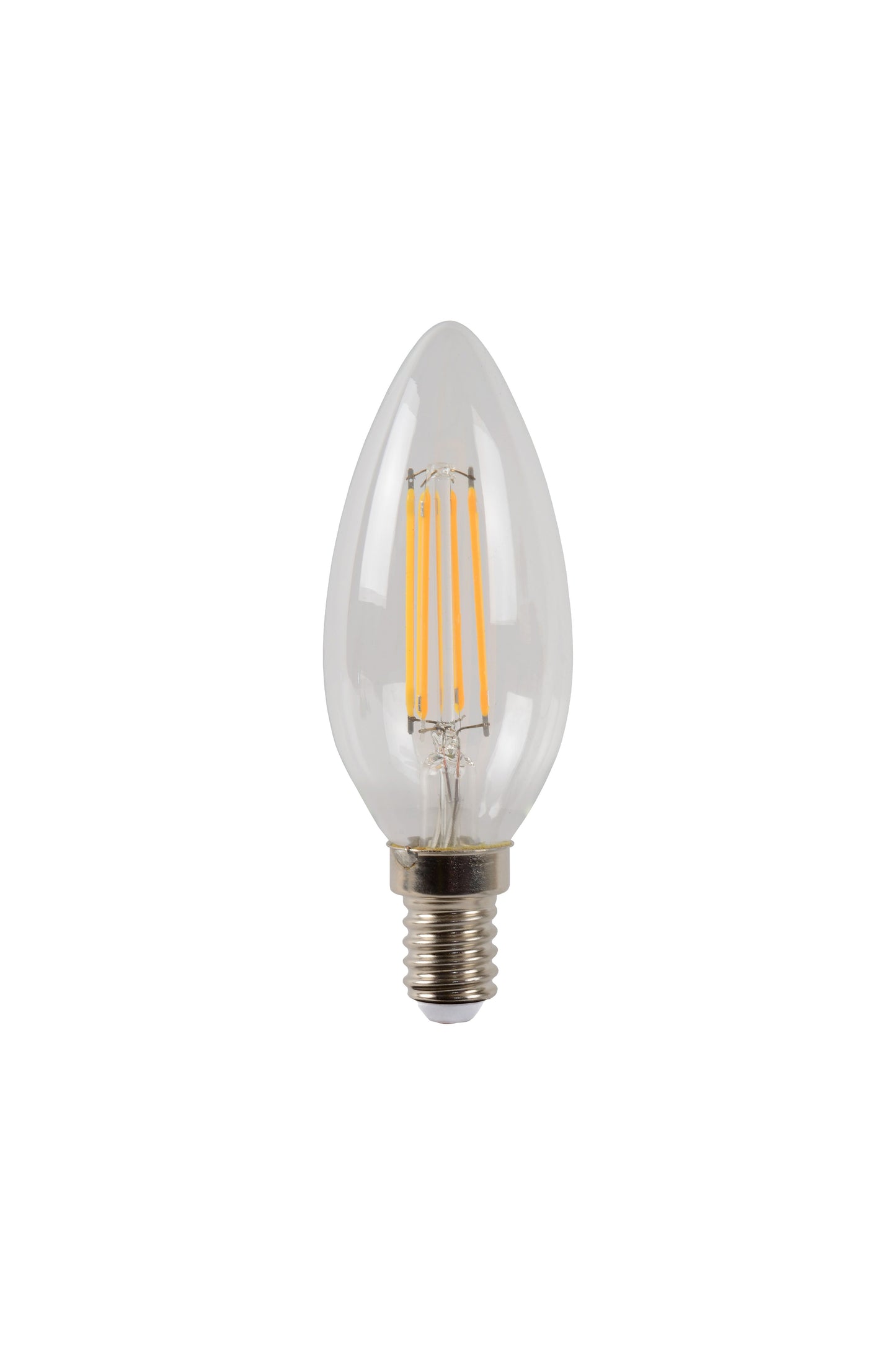 Lucide C35 - Filament bulb - Ø 3,5 cm - LED Dim. - E14 - 1x4W 2700K - Transparant