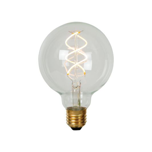 Lucide G95 - Filament bulb - Ø 9,5 cm - LED Dim. - E27 - 1x4,9W 2700K - Transparant