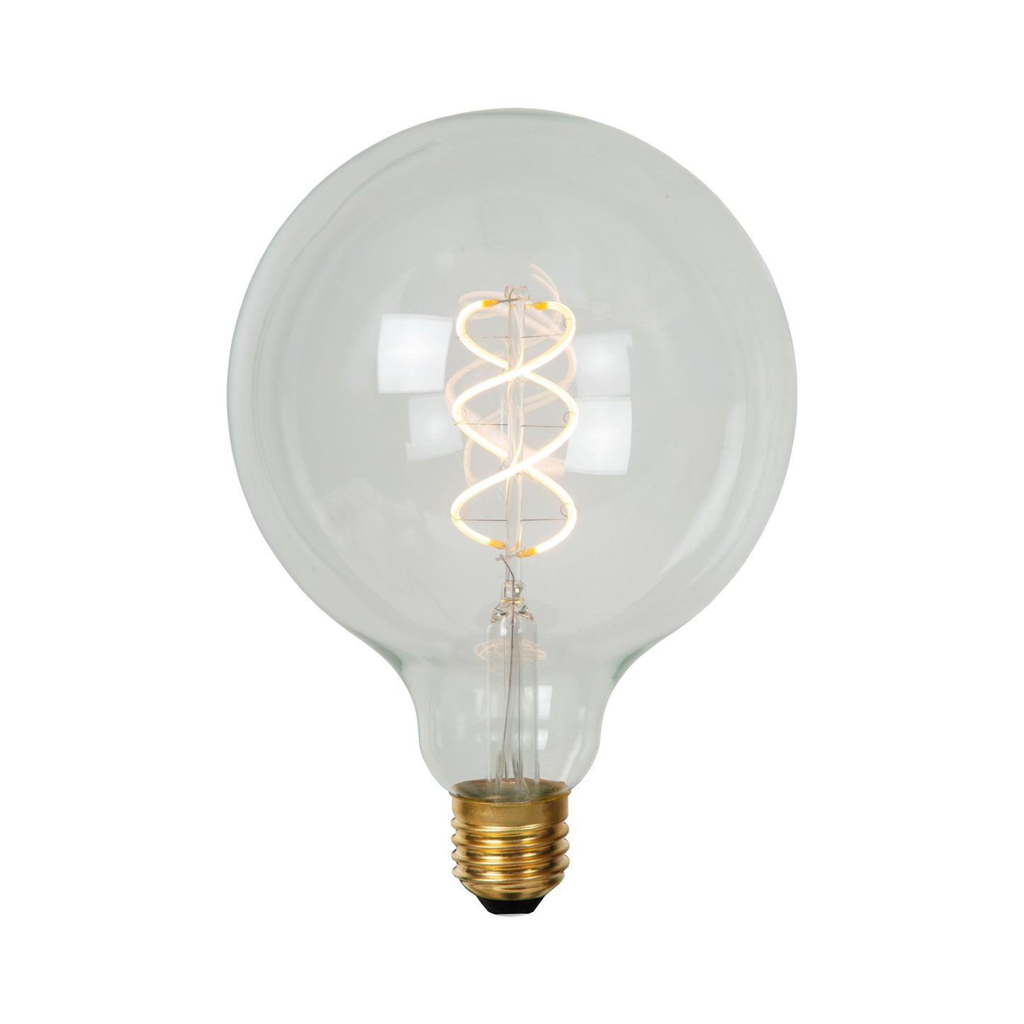 Lucide G125 - Filament bulb - Ø 12,5 cm - LED Dim. - E27 - 1x4,9W 2700K - Transparant