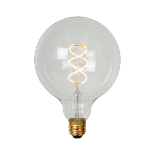 Lucide G125 - Filament bulb - Ø 12,5 cm - LED Dim. - E27 - 1x4,9W 2700K - Transparant